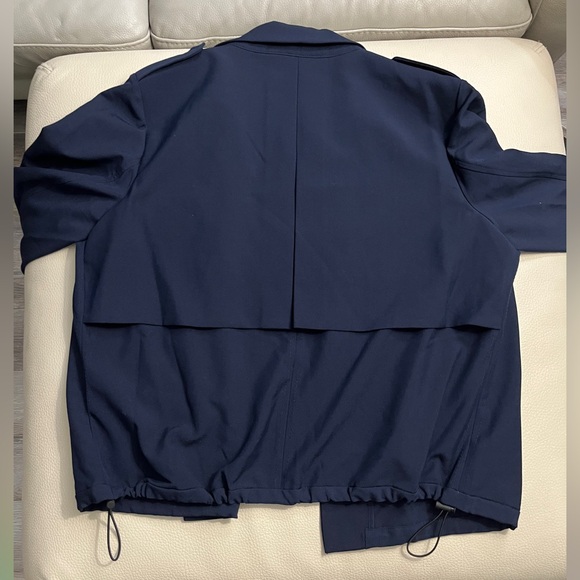 NWT - DKNY Women’s Trench Coat Style Open Front Blazer - Size M, XL - Picture 8 of 13